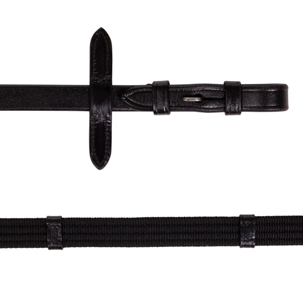 QHP Gurtzügel Quick Release - schwarz, Größe Warmblut