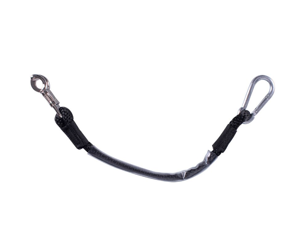 QHP Anbindestrick 90cm - schwarz