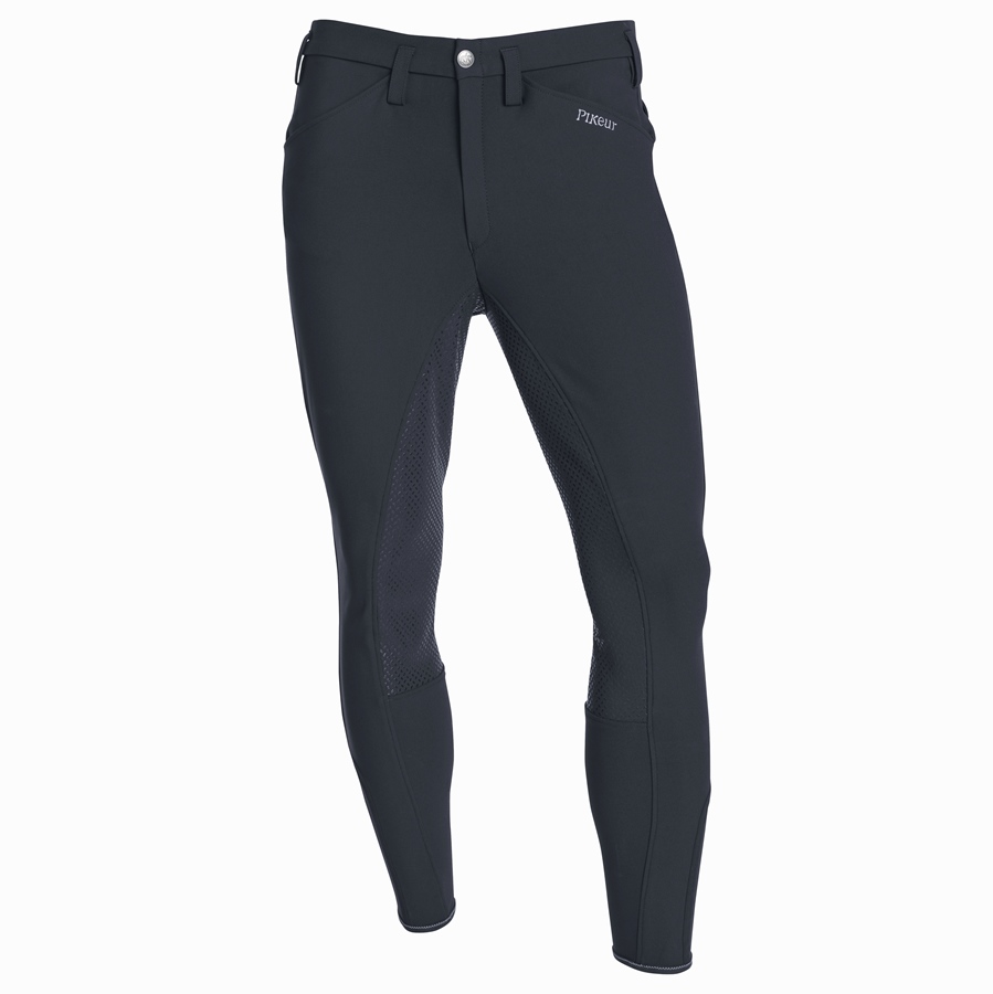 Pikeur Rossini Grip II Ganzbesatzhose Herren - blacknavy, Größe 44