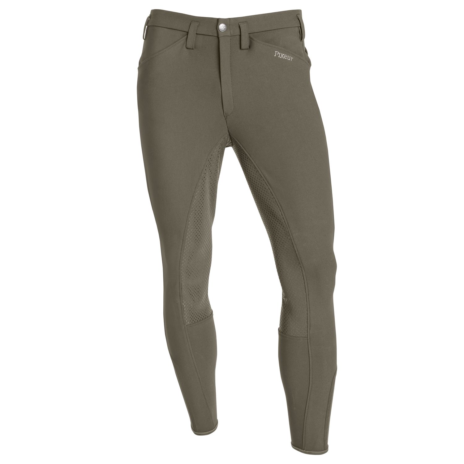 Pikeur Rossini Grip II Ganzbesatzhose Herren - mud, Größe 52