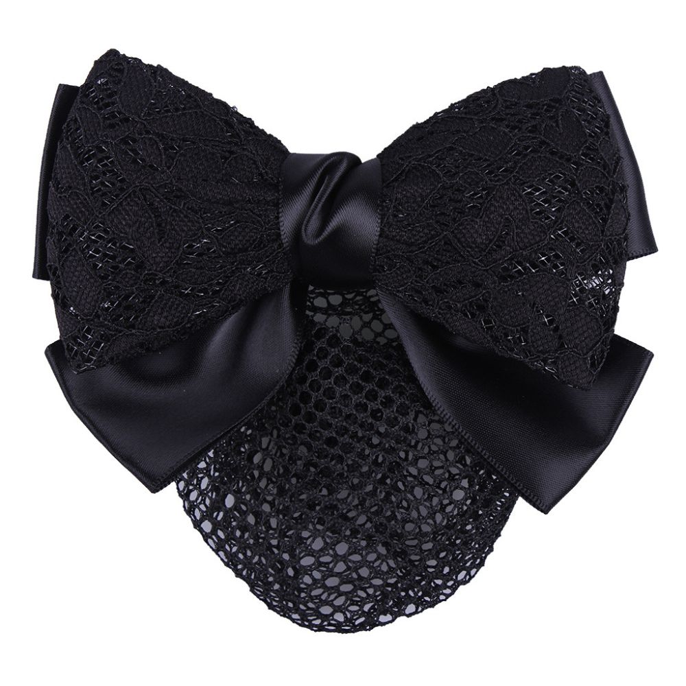 QHP Haarschleife Lace - schwarz
