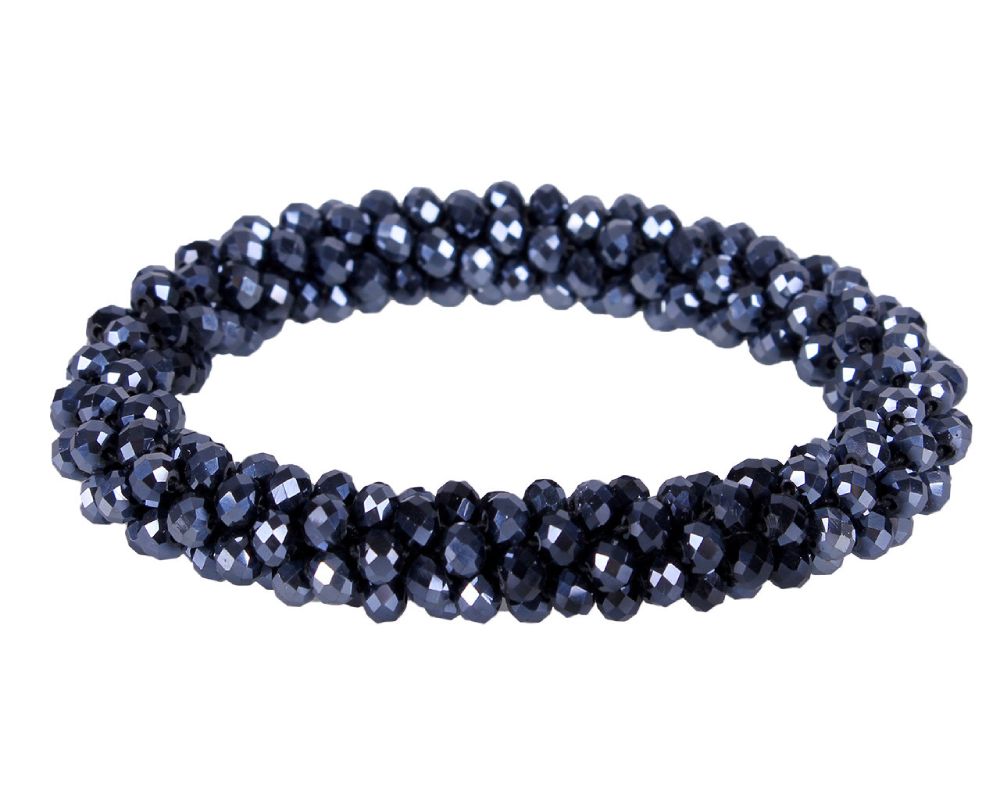 QHP Knotenband Shine - navy