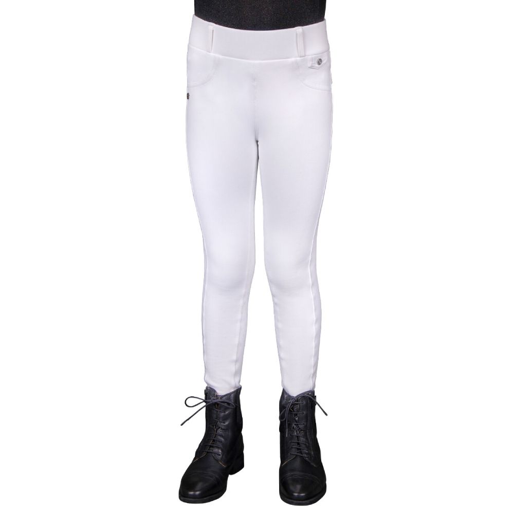 QHP Winter Reitlegging Juliet Junior Vollbesatz - weiß, Größe 128