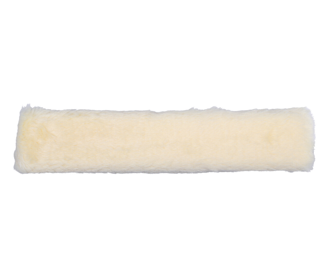 QHP Trensen-Fellbezug - creme, Größe 26 cm