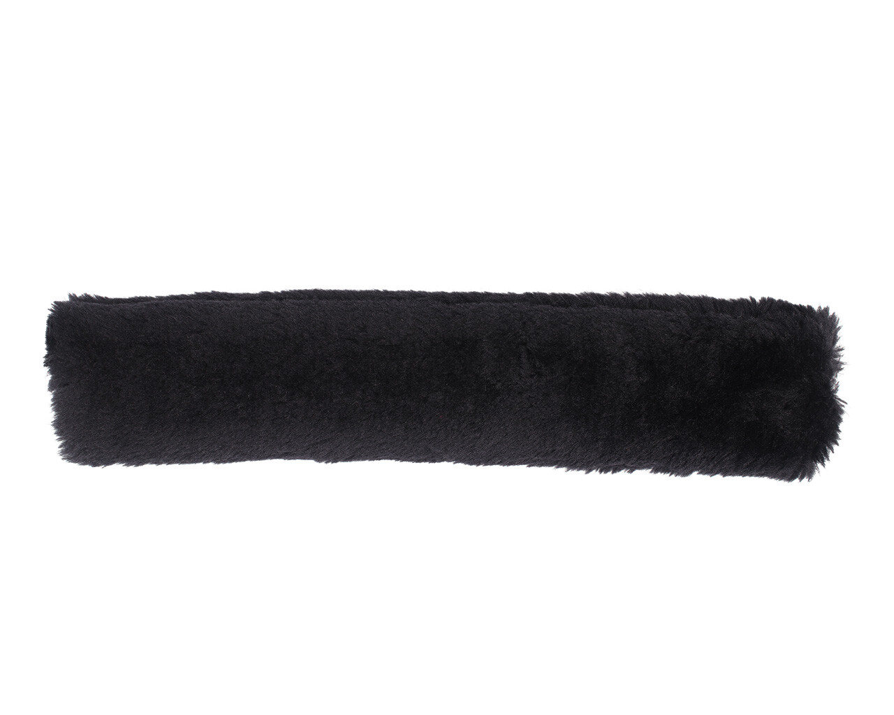 QHP Trensen-Fellbezug - schwarz, Größe 26 cm