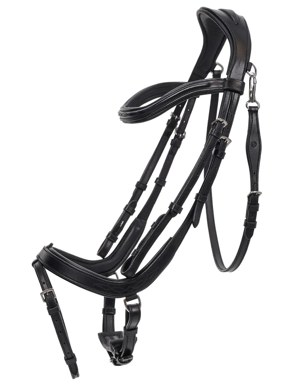 QHP Trense Salerno - schwarz, Größe Warmblut