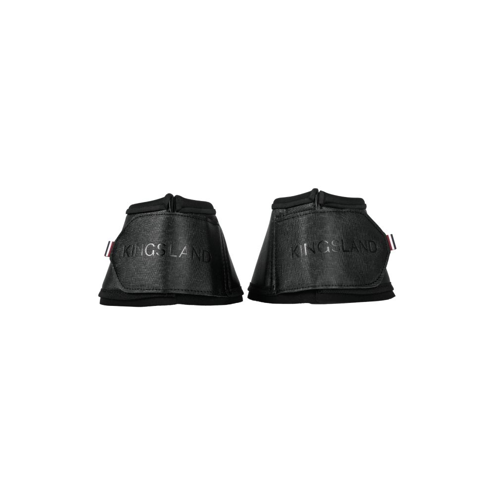 Kingsland KLLexie Hufglocken mit PU Leder und Neoprenfutter - black, Größe M