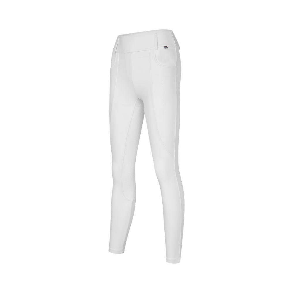 Kingsland KLKristin Leggings in A-Form mit F-Grip, Pull-up, für Damen - white, Größe 32