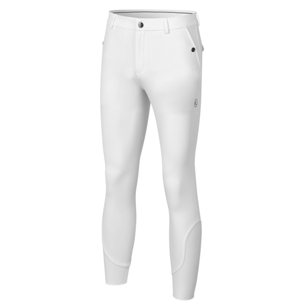 Kingsland KLKoa Reithose mit F-Grip, nahtlos, für Herren - white, Größe 56