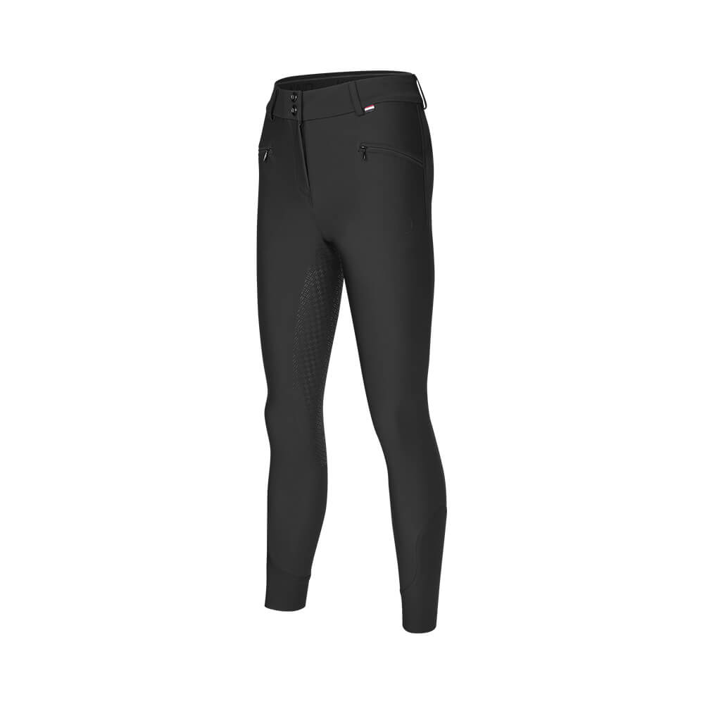 Kingsland KLKayce Reithose in H-Form mit F-Grip, nahtlos, für Damen - black, Größe 38