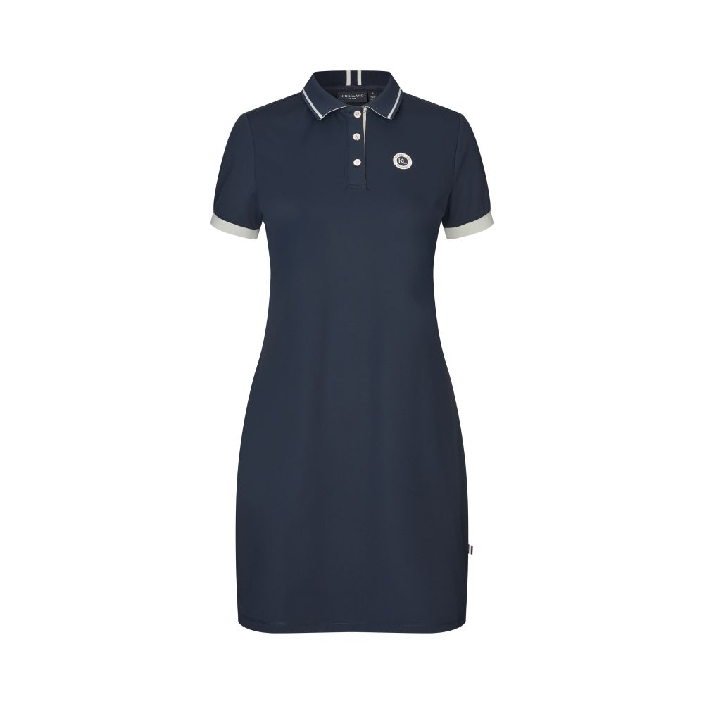 Kingsland KLLaura Kleid aus Polostoff für Damen - navy, Größe M