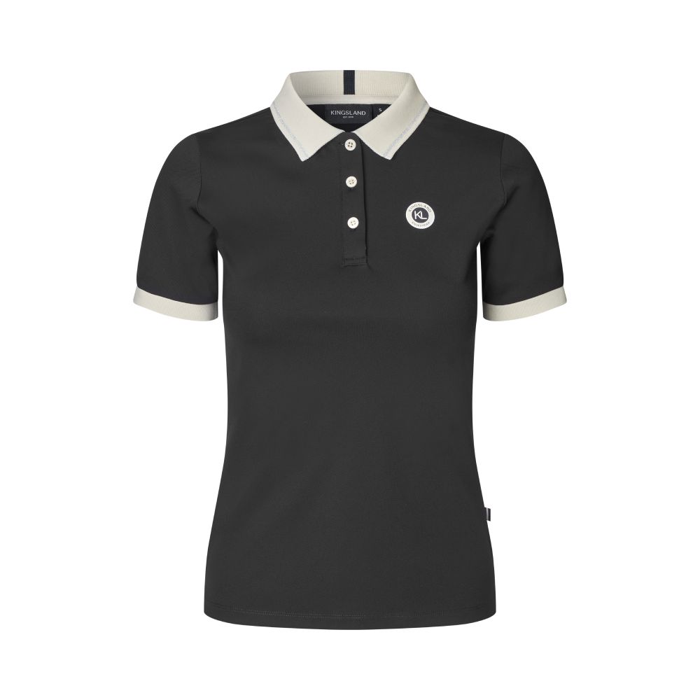 Kingsland KLLaura Poloshirt für Damen - black, Größe L