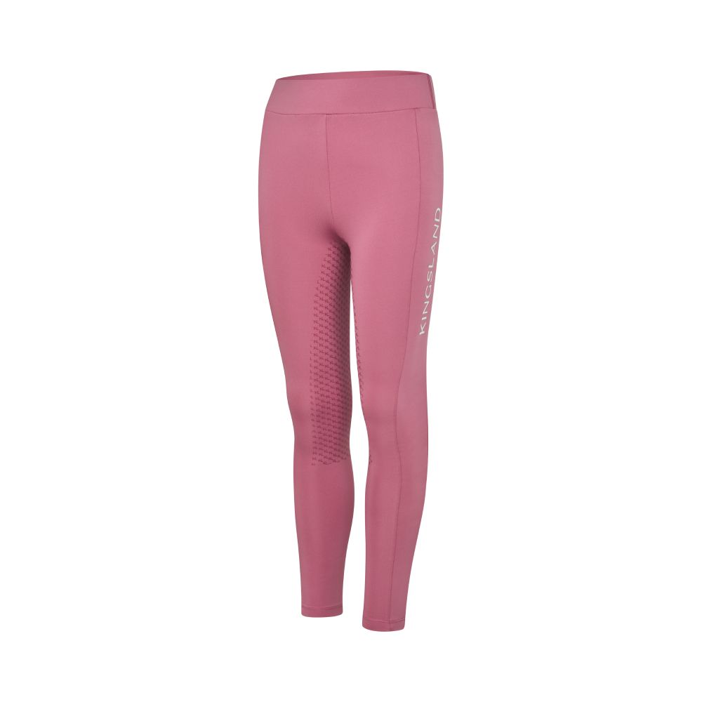 Kingsland KLLilo Reitleggings mit F-Grip und F-Tec für Junioren - heather rose, Größe 140