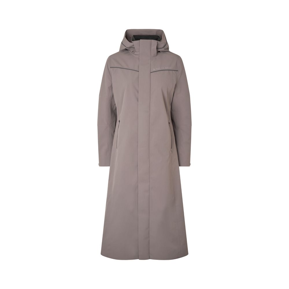 Kingsland KLLucia Regenmantel, wasserdicht, für Damen - brown iron, Größe XL
