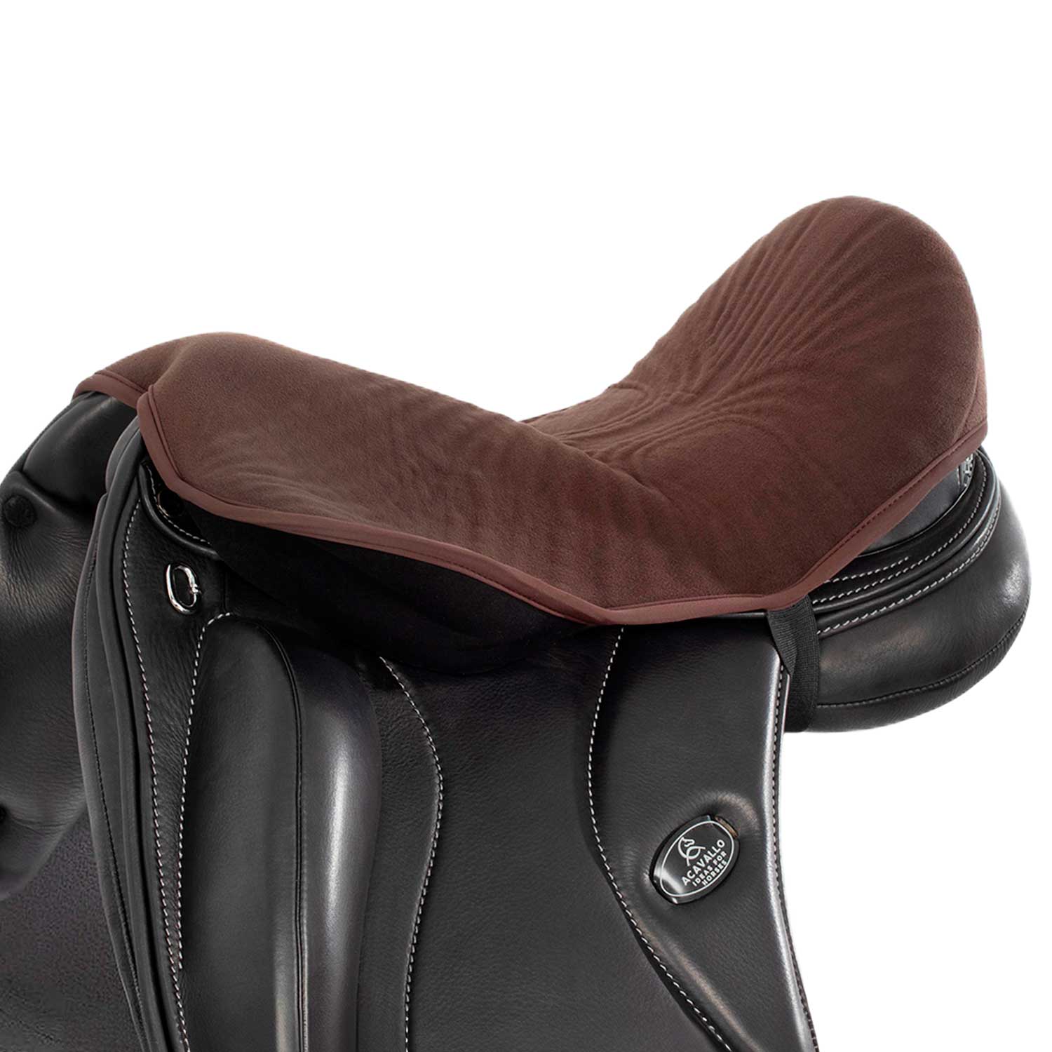 Acavallo Sattelsitzkissen Dressur Airplus DRI-LEX 10mm - braun, Größe M