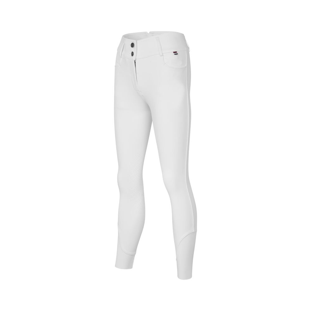 Kingsland KLKora Reithose in H-Form mit Kniegrip für Damen - white, Größe 34