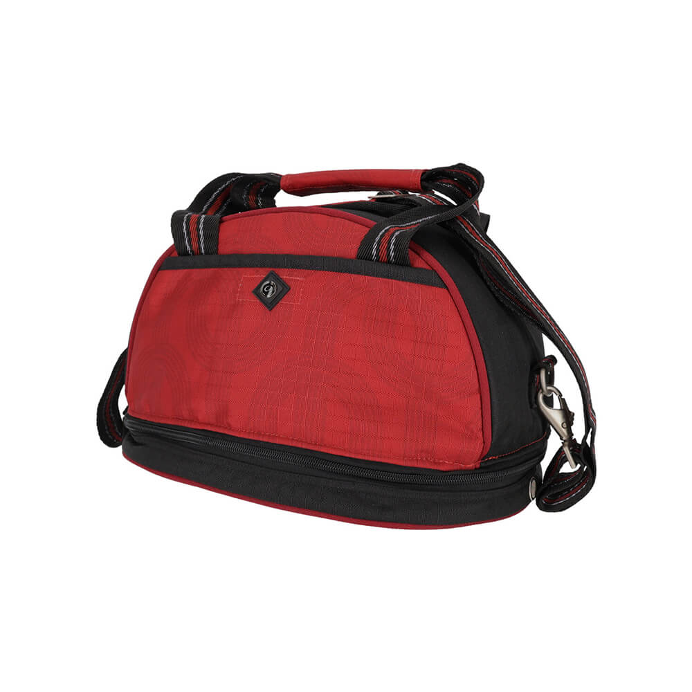 QHP Reithelmtasche Collection - sunset red