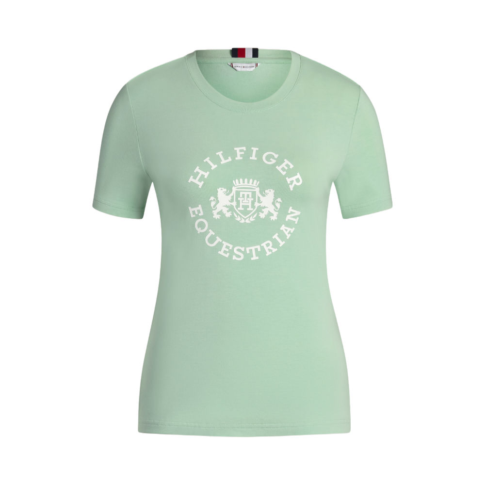 Tommy Hilfiger Equestrian Pasadena T-Shirt Damen - belair mint, Größe XL