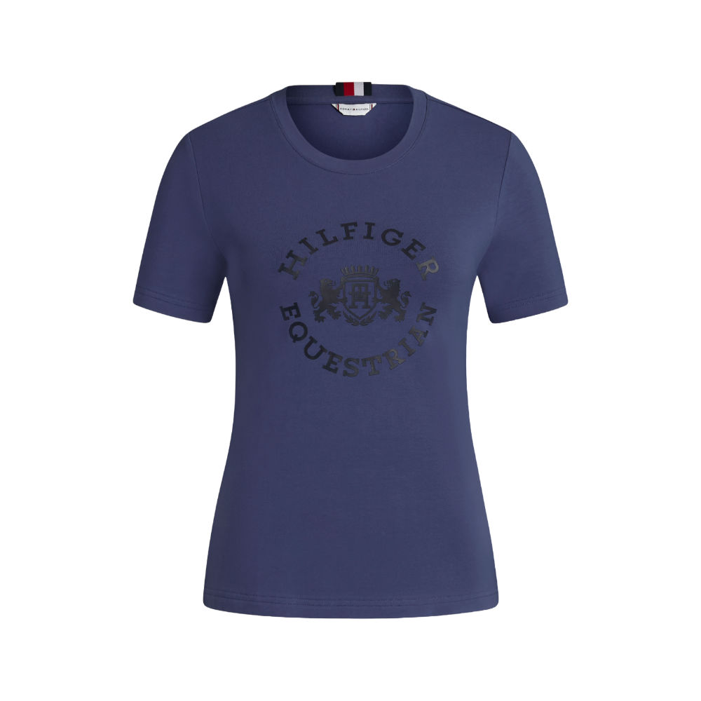 Tommy Hilfiger Equestrian Pasadena T-Shirt Damen - faded indigo, Größe S