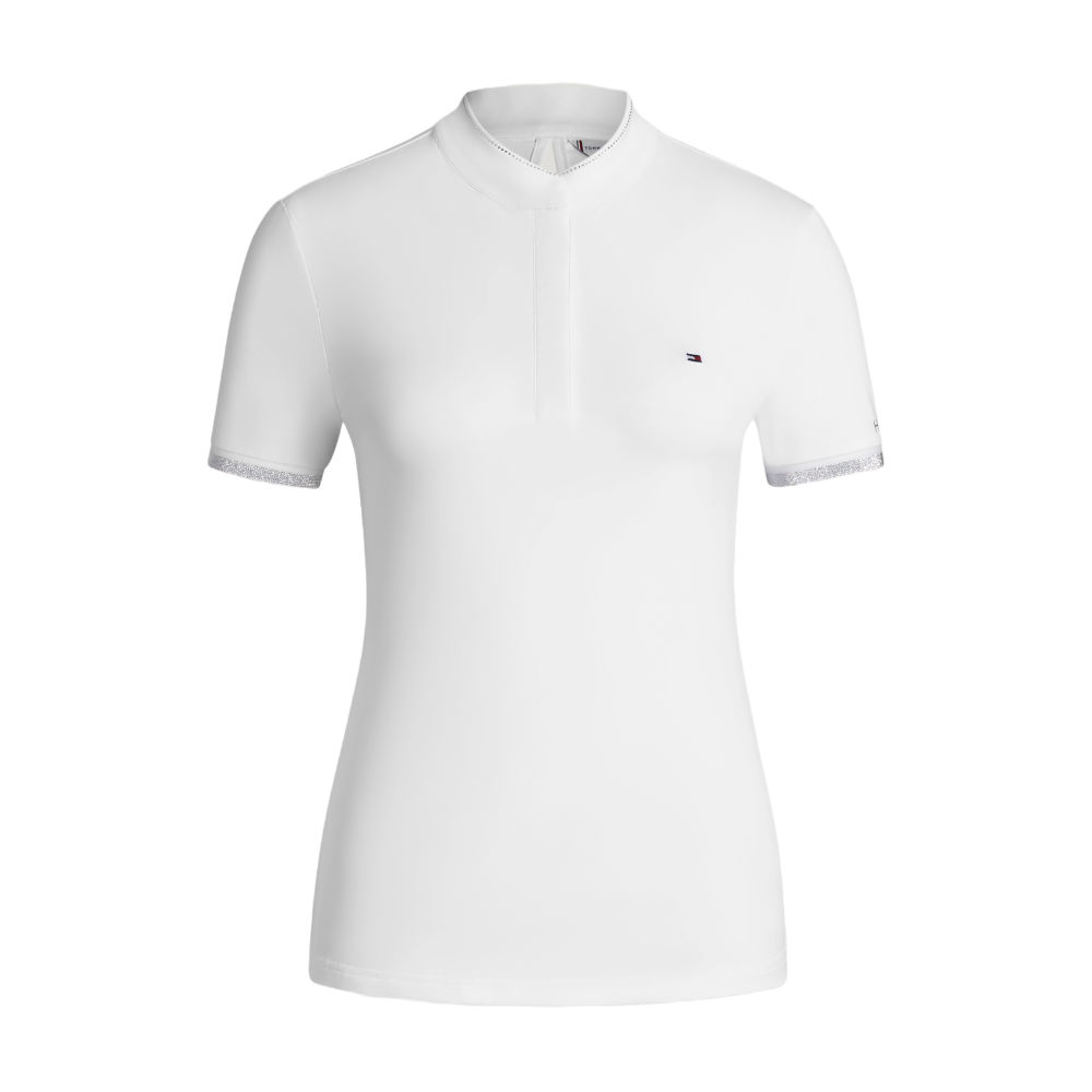 Tommy Hilfiger Equestrian Linsay Turniershirt Damen - optic white, Größe XL
