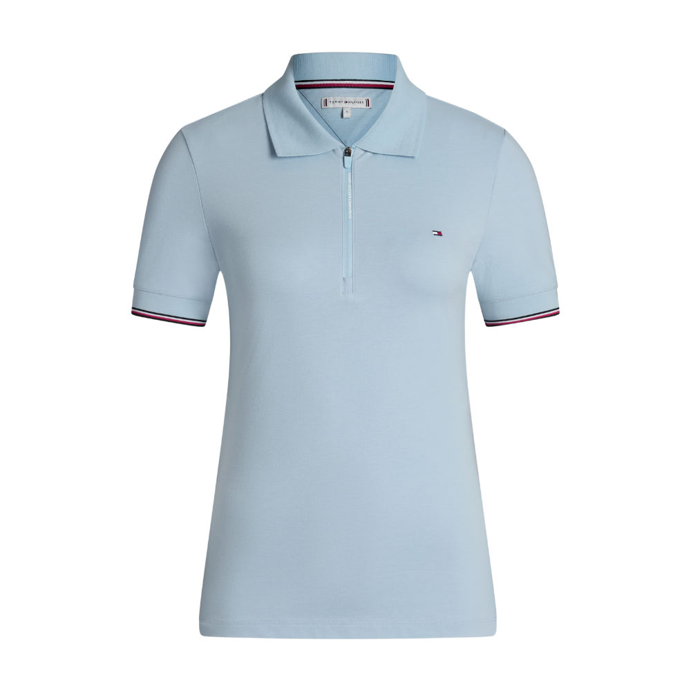 Tommy Hilfiger Equestrian Anaheim Poloshirt Damen - sweet blue, Größe S