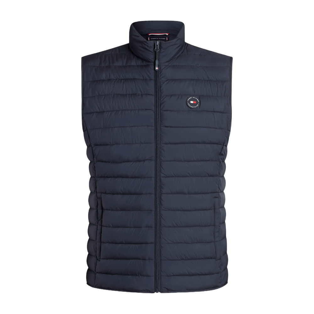 Tommy Hilfiger Equestrian Montero Quilted Pufferweste Herren - desert sky, Größe M