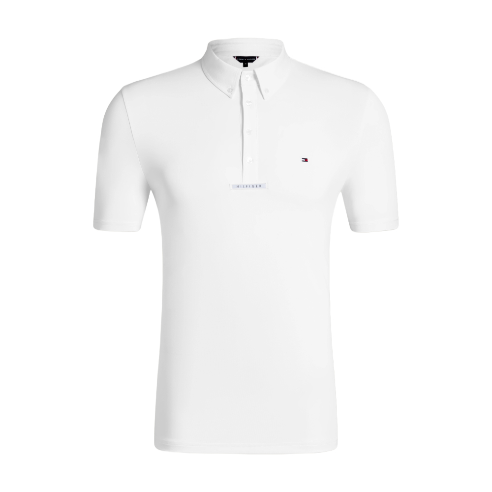 Tommy Hilfiger Equestrian Alex Turniershirt Herren - optic white, Größe XXL