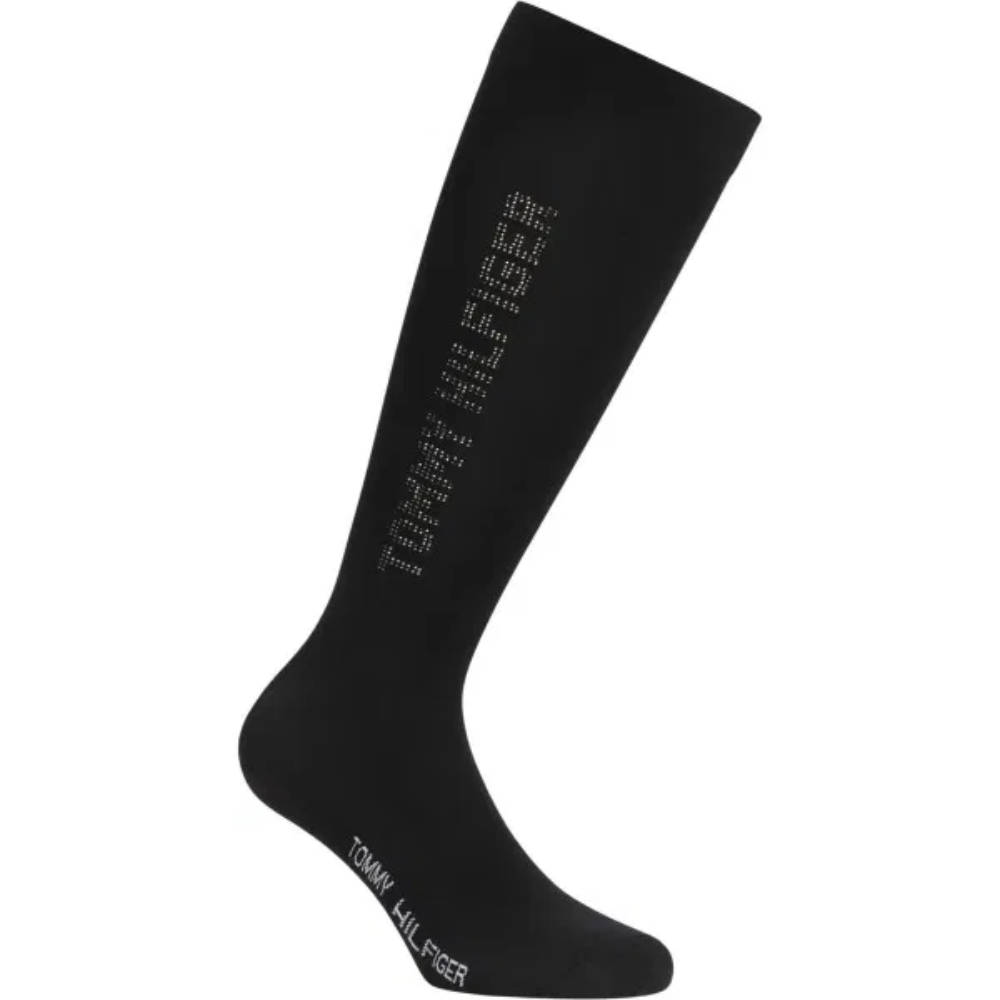 Tommy Hilfiger Equestrian Fontana Rhinestone Socken - black, Größe 35/38