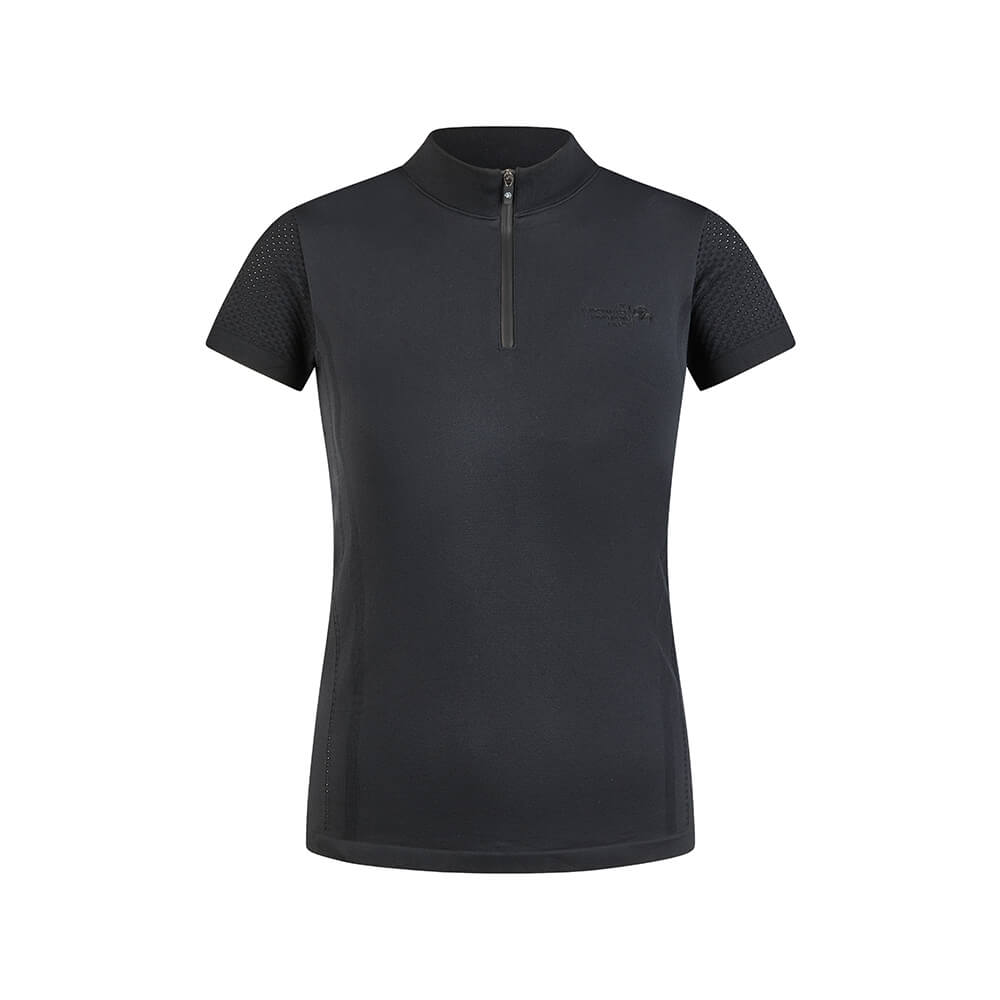Pikeur FS26 Strickshirt Athleisure Damen - black, Größe S