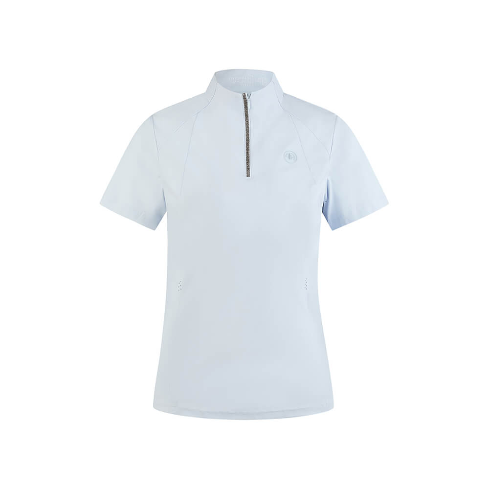 Pikeur FS26 Turniershirts Athleisure Damen - azure glow, Größe 40