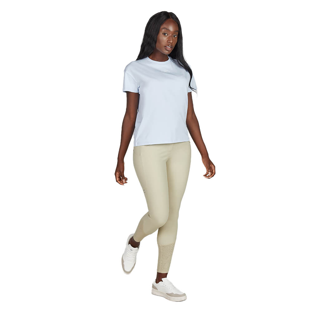 Pikeur FS26 T-Shirt Athleisure Damen - azure glow, Größe 46