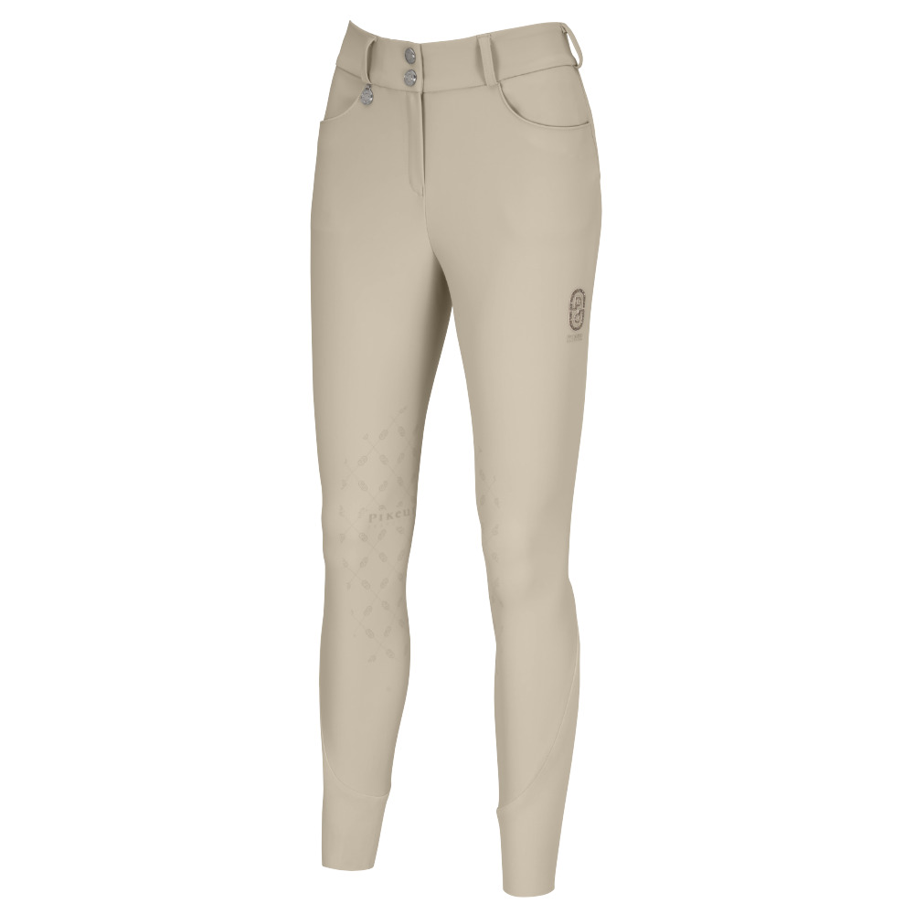 Pikeur FS26 Ceelina SD KN Kniegrip Reithose Selection Damen - pearl gray, Größe 92