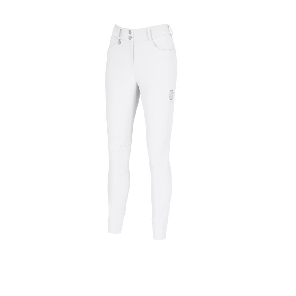 Pikeur FS26 Ceelina SD KN Kniebesatz Reithose Selection Damen - white, Größe 42