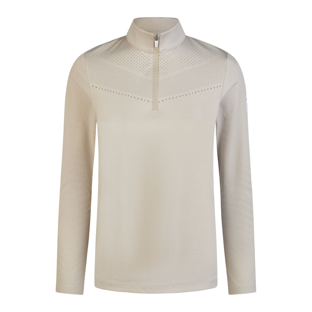 Pikeur FS26 Funktionsshirt the Core Damen - pearl gray, Größe 42