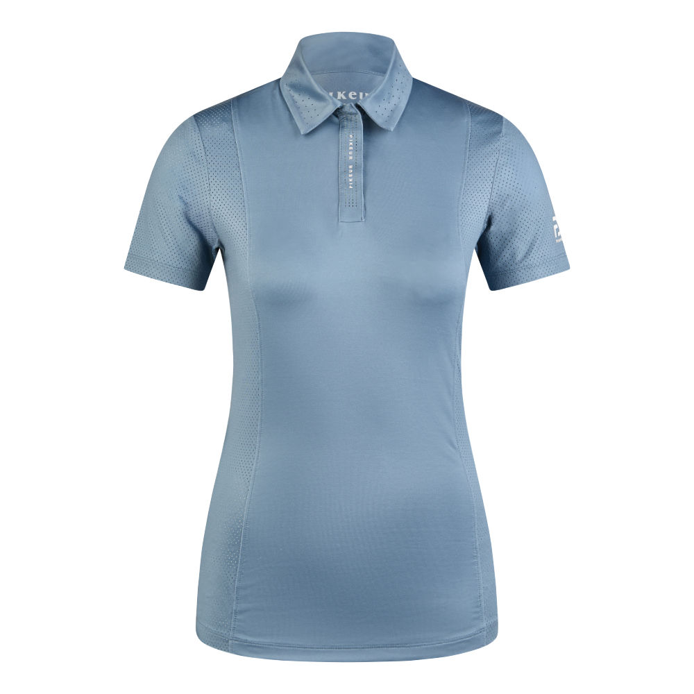 Pikeur FS26 Polo Shirt the Core Damen - ash blue, Größe 36