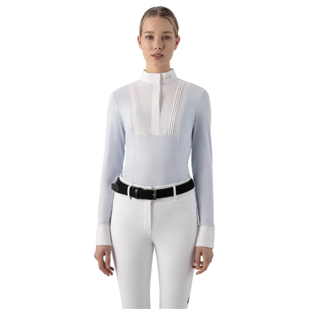 Equiline Eqeditha Turniershirt Damen - light blue, Größe XL
