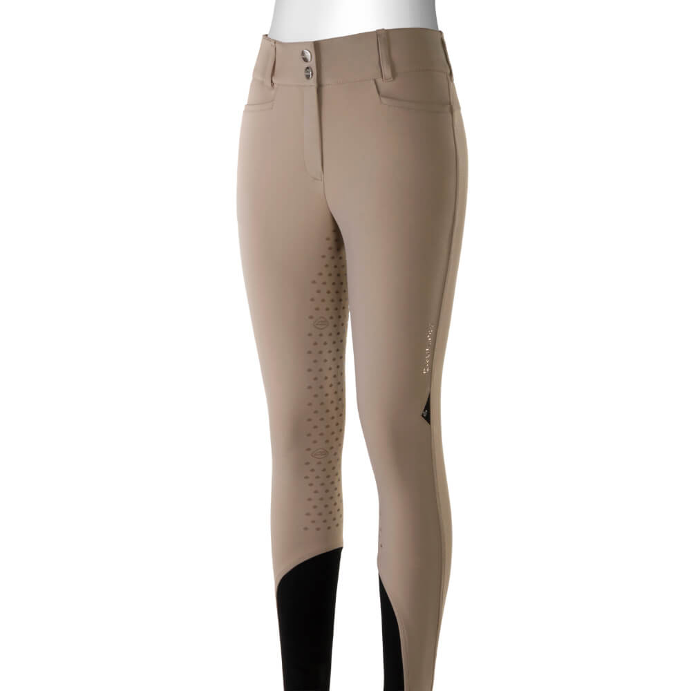 Equiline Eqedisonfh Highwaist Vollgrip Reithose Damen - dune, Größe 40