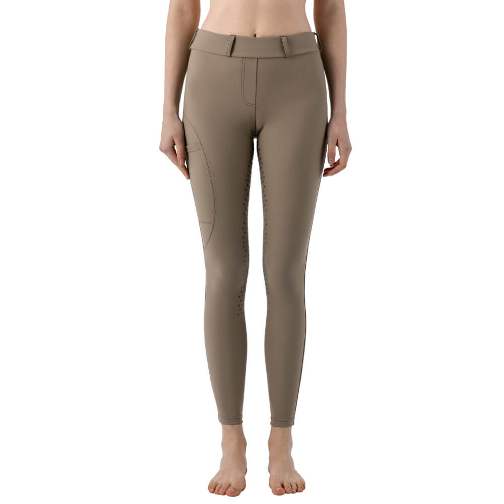 Equiline Eqednaf Vollgrip Reitleggings Damen - dune, Größe L