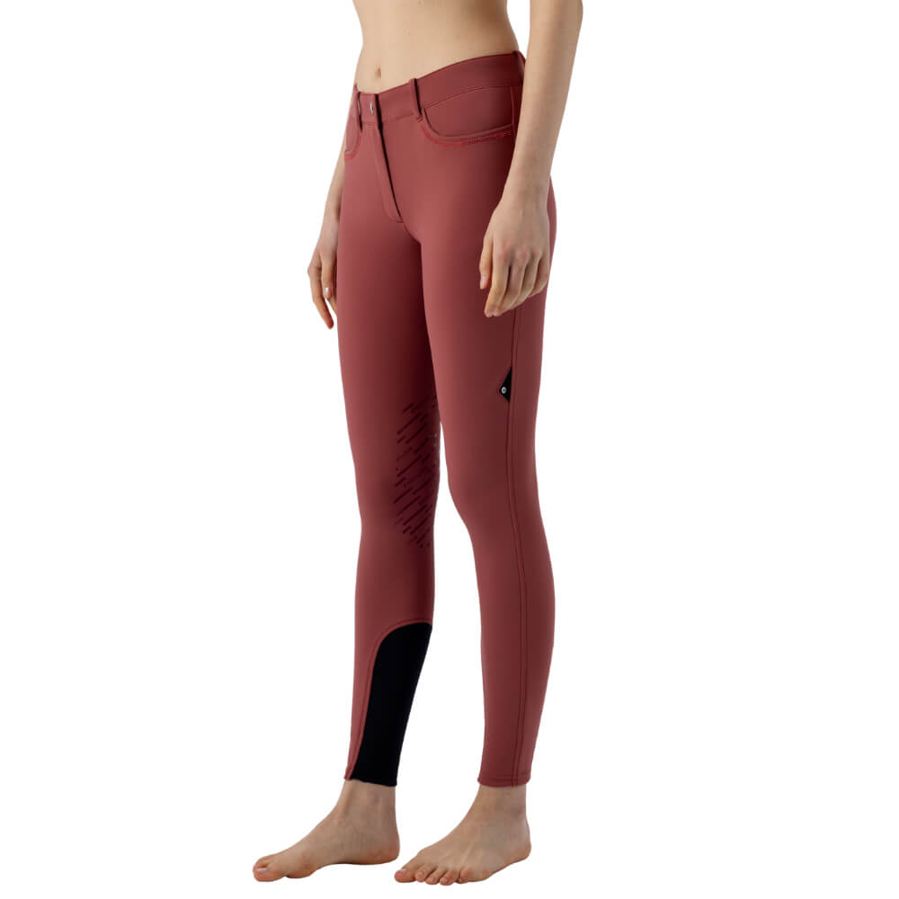 Equiline Cornek Kniegrip Reithose Damen - marsala, Größe 40