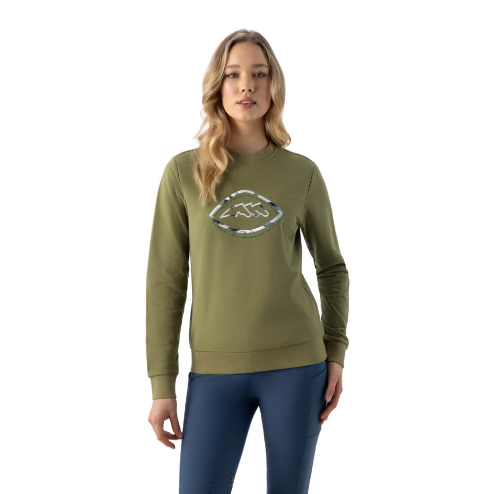 Equiline Eqeben Sweatshirt Damen - loden green, Größe S