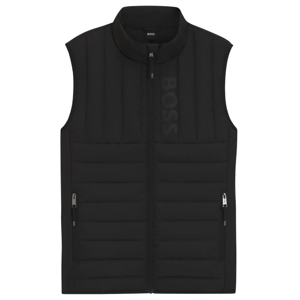 BOSS Equestrian Ruben Puffer Weste Herren - black, Größe S