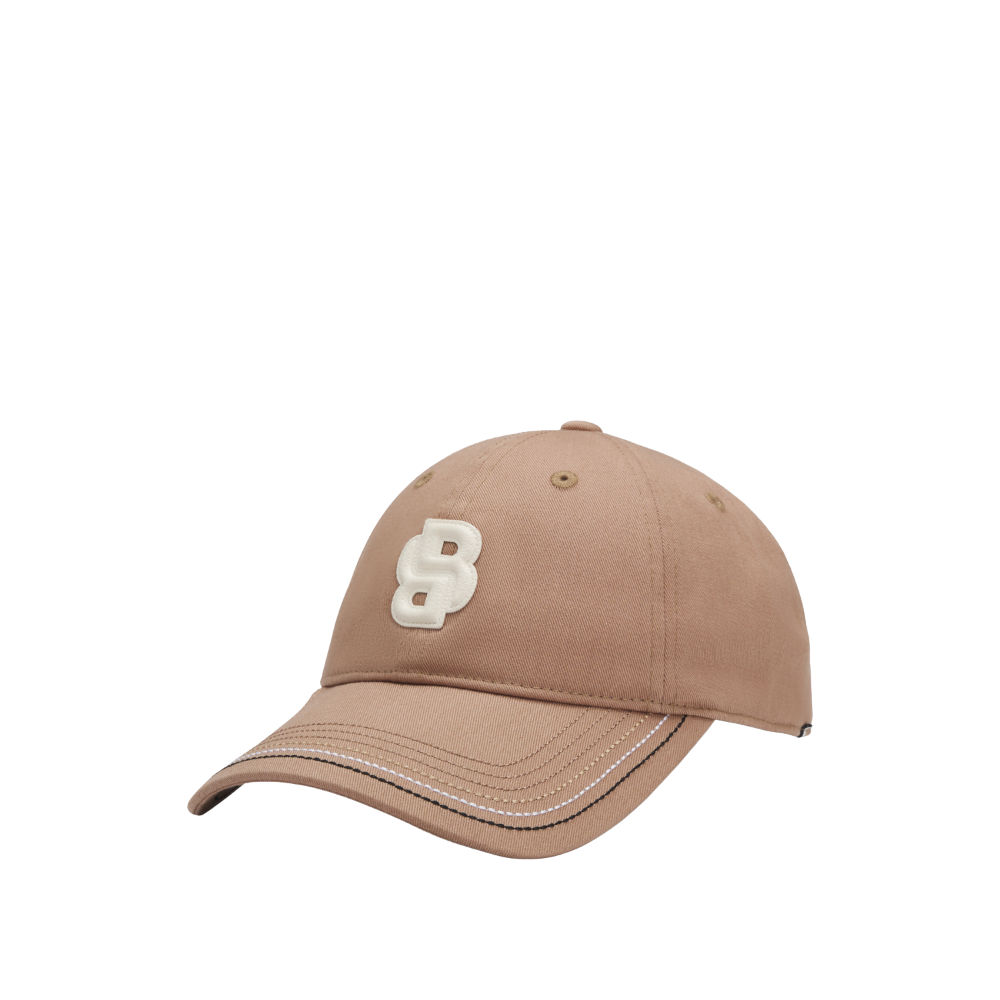 BOSS Equestrian Cap Leder BB - camel, Größe 55