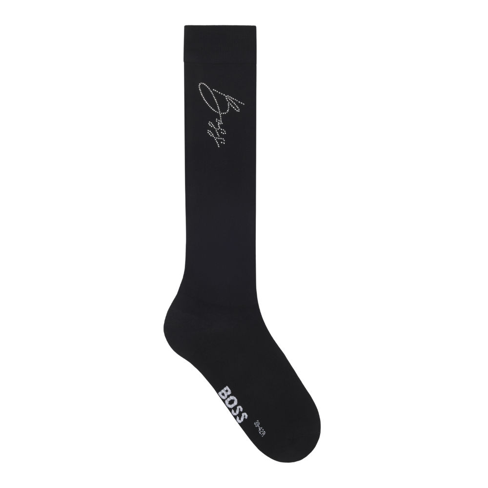 BOSS Equestrian Sally Socken Crystal Logo