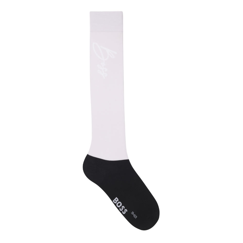 BOSS Equestrian Sasha Socken Handwritten Logo - orchid, Größe 39/42