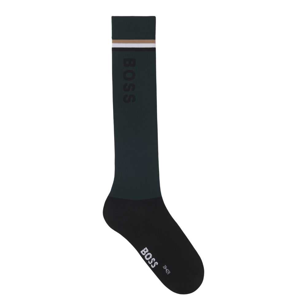 BOSS Equestrian Chelsea Socken Logo - pine grove, Größe 43/46