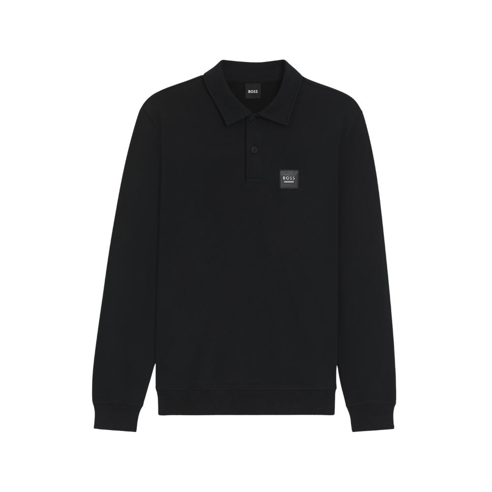 BOSS Equestrian Luis Polo Sweater Herren - black, Größe XL