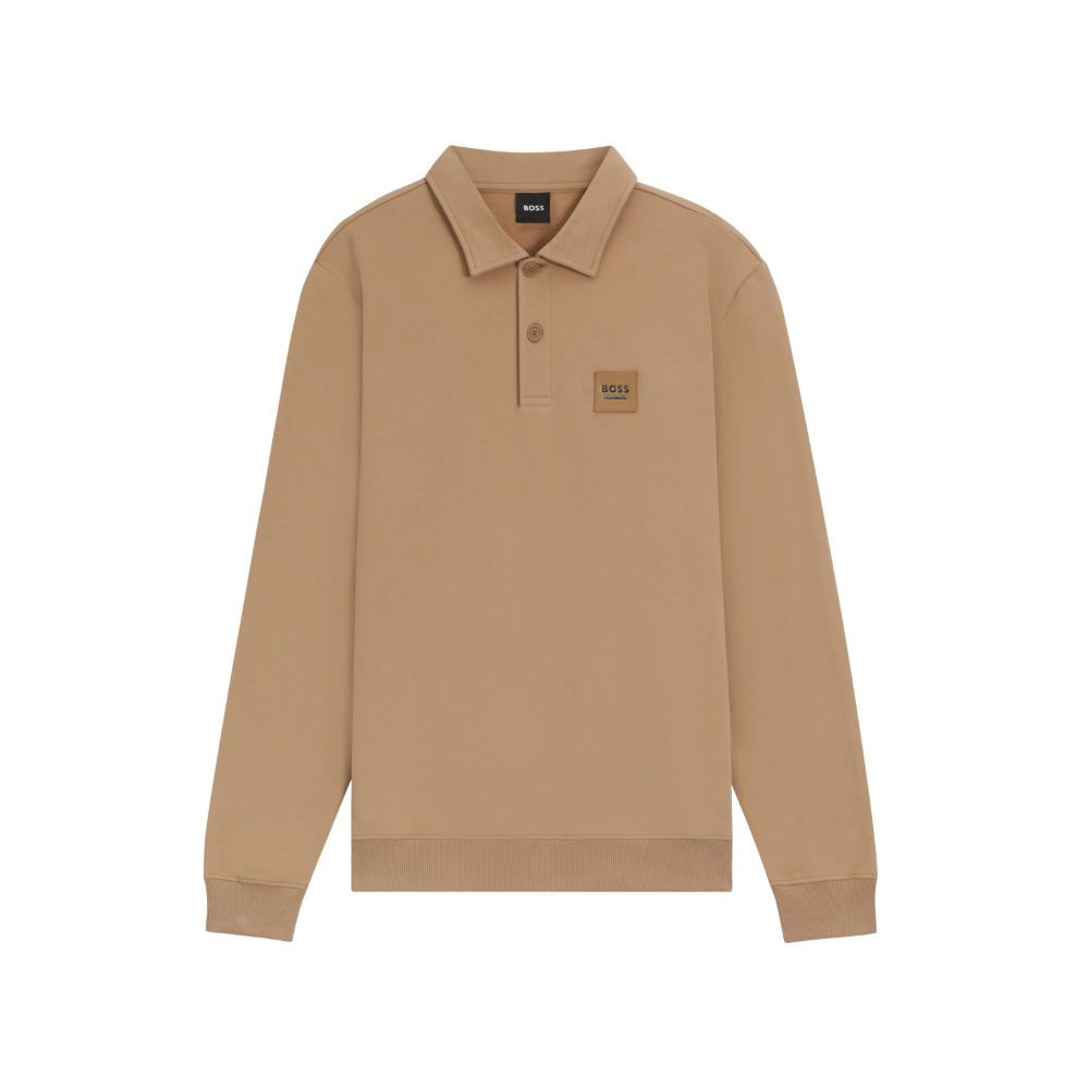 BOSS Equestrian Luis Polo Sweater Herren - camel, Größe XS
