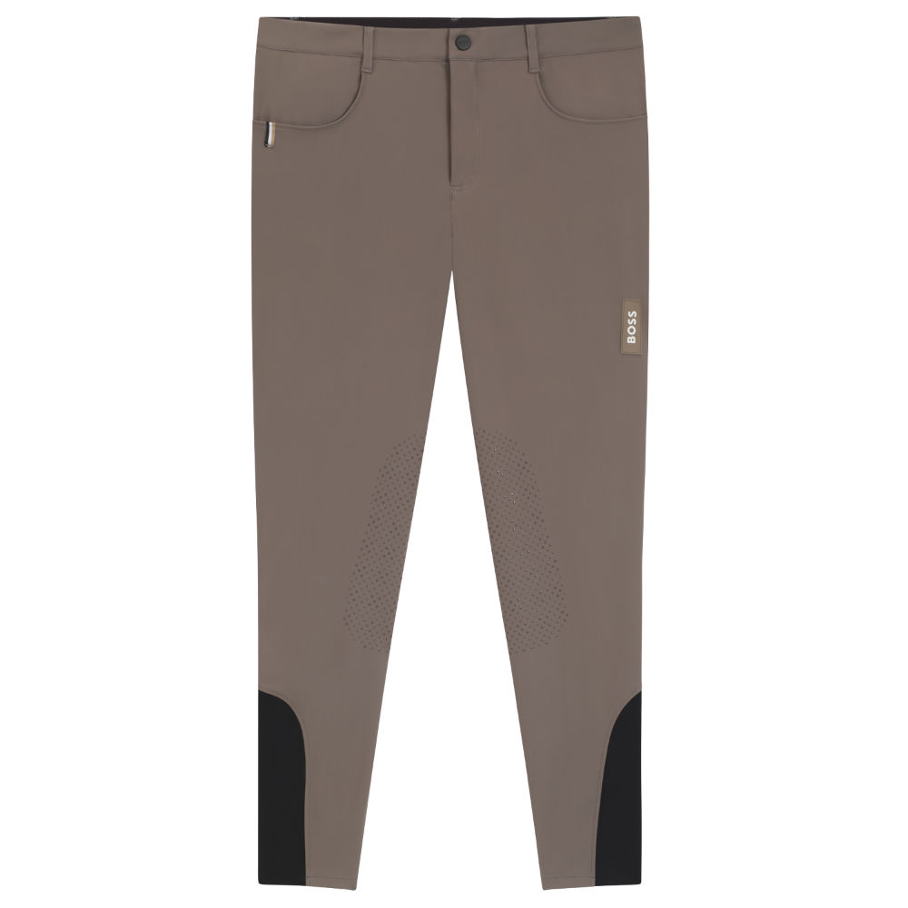 BOSS Equestrian James Kniebesatz Reithose Herren - dark pumice, Größe M