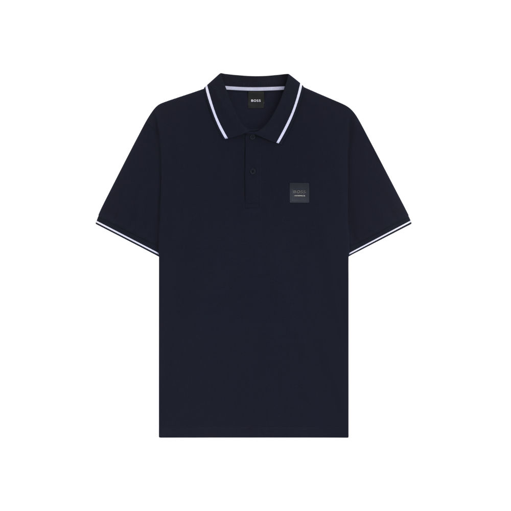 BOSS Equestrian Paul Polo Patch Herren - sky captain, Größe XXL
