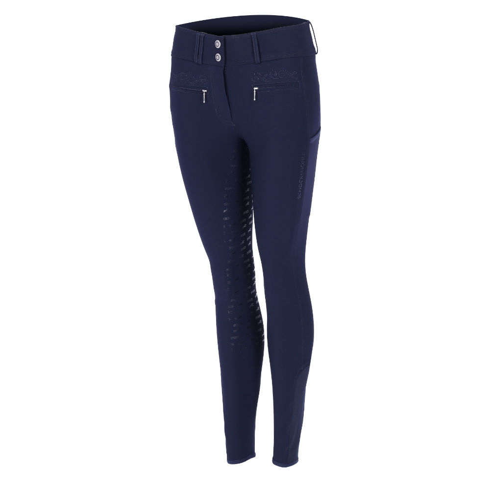 Schockemöhle SPTulip Style Vollgrip Reithose Damen - dark navy, Größe 44